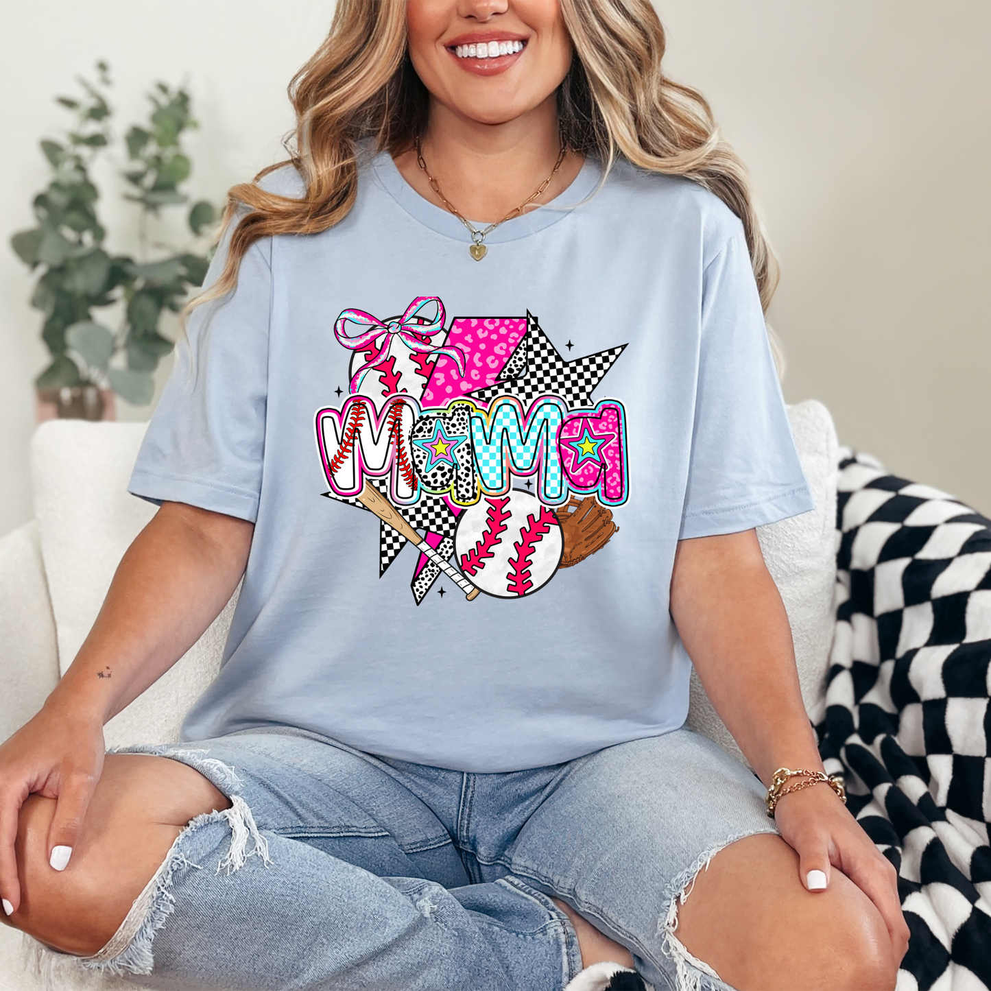 Groovy Baseball Mama