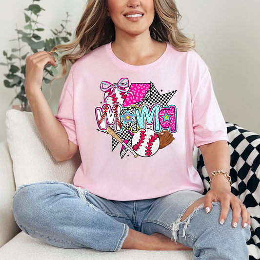 Groovy Baseball Mama