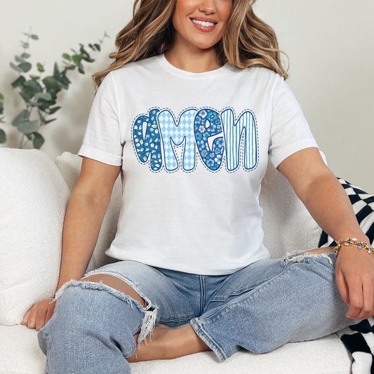 Amen- Patterned