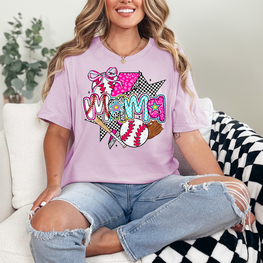 Groovy Baseball Mama